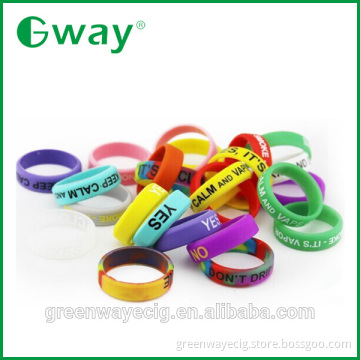 New design decorative and protective silicone vape band rubber mod ring customized logo service OEM logo service vape band